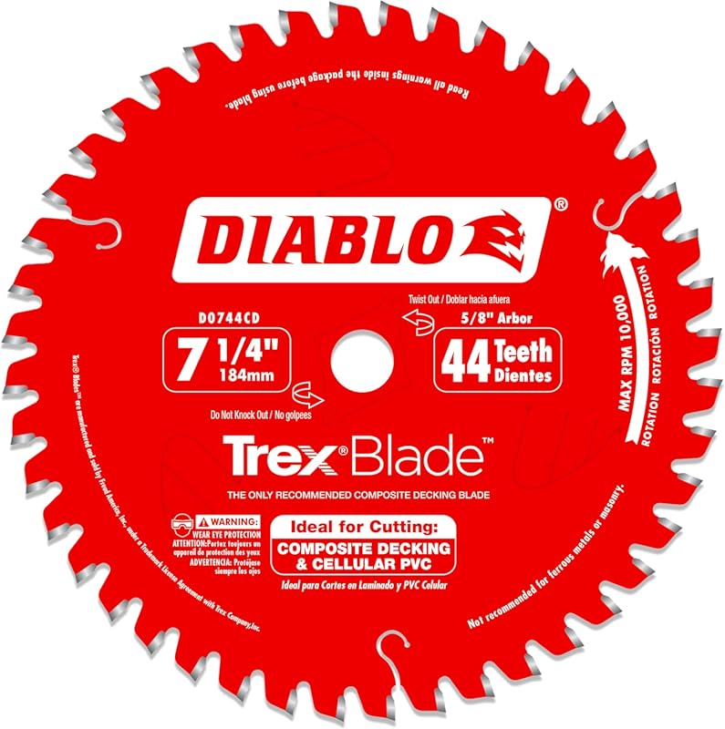 Diablo D0744CD TrexBlade 7-1/4