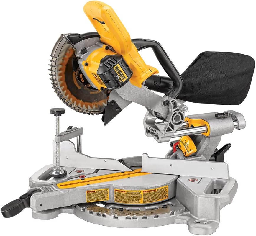 DEWALT 20V MAX 7-1/4-Inch Cordless Miter Saw Tool Only DCS361B Portabl