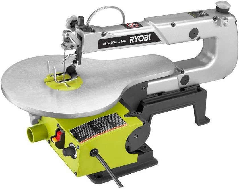 RYOBI Corded 16in Variable Speed Scroll Saw with 1.2-Amp Motor for Pre