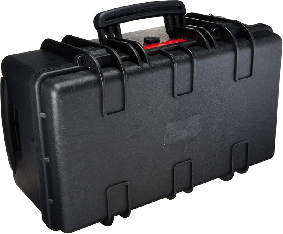 Amazon Basics Hard Protective Camera Case with Wheels, Large 22x14x9.8