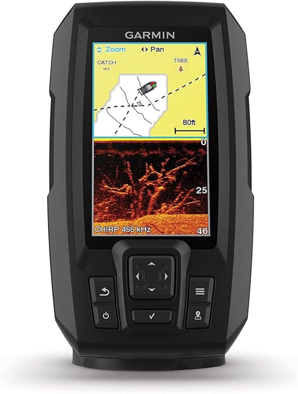 Garmin Striker 4cv GPS Fishfinder with CHIRP Sonar, Transducer & Quick