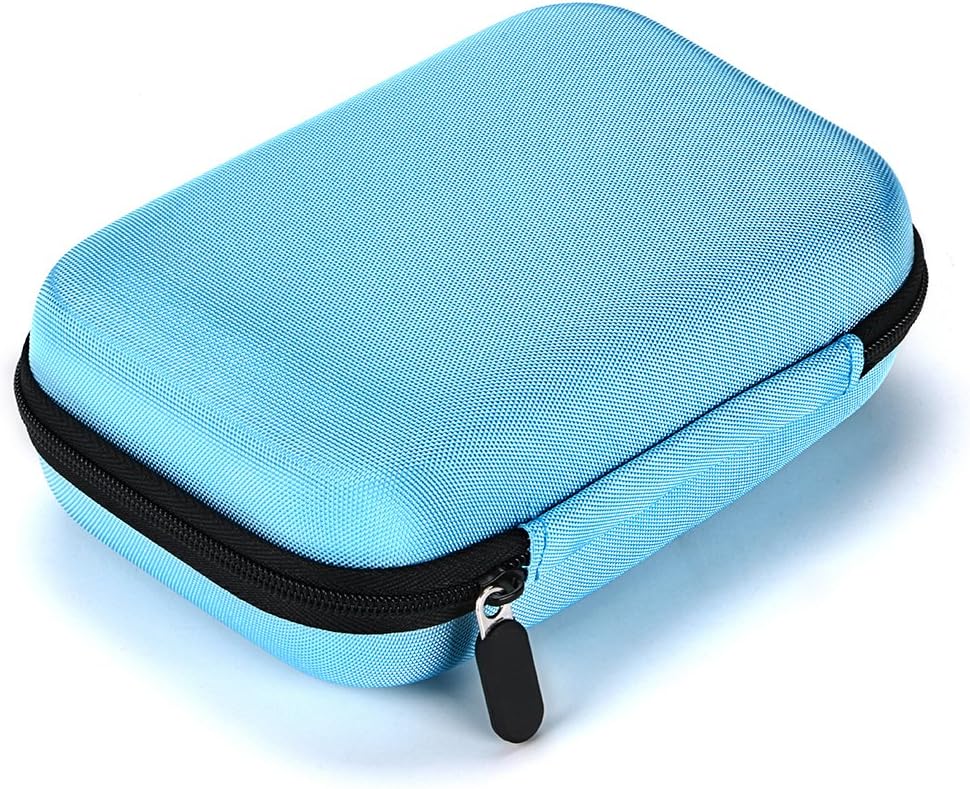 Hipiwe Blue Hard Shell Carrying Case for 12 Essential Oil Rollers – Tr