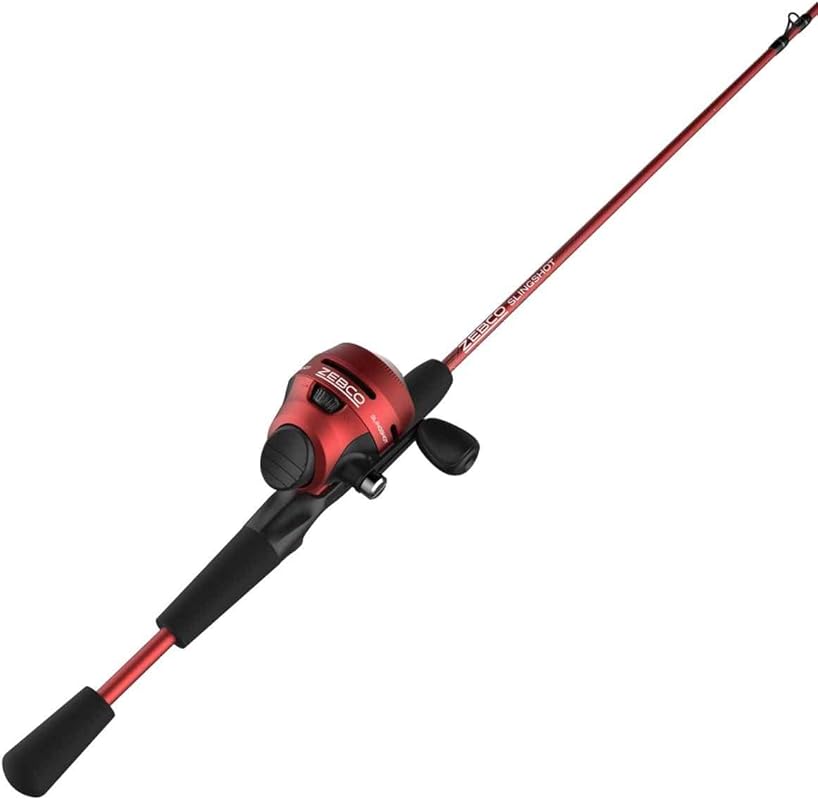 Zebco Slingshot Spincast Fishing Rod and Reel Combo