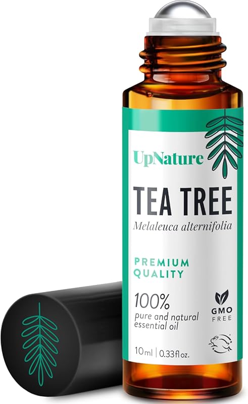 UpNature Tea Tree Essential Oil Roll-On, 100% Natural for Skin Care