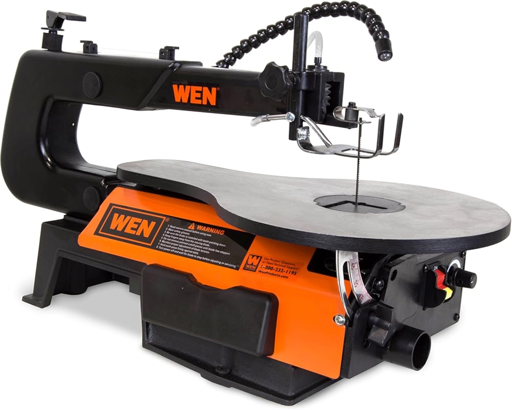 Variable Speed 16-Inch Scroll Saw with Work Light by WEN (3921)
