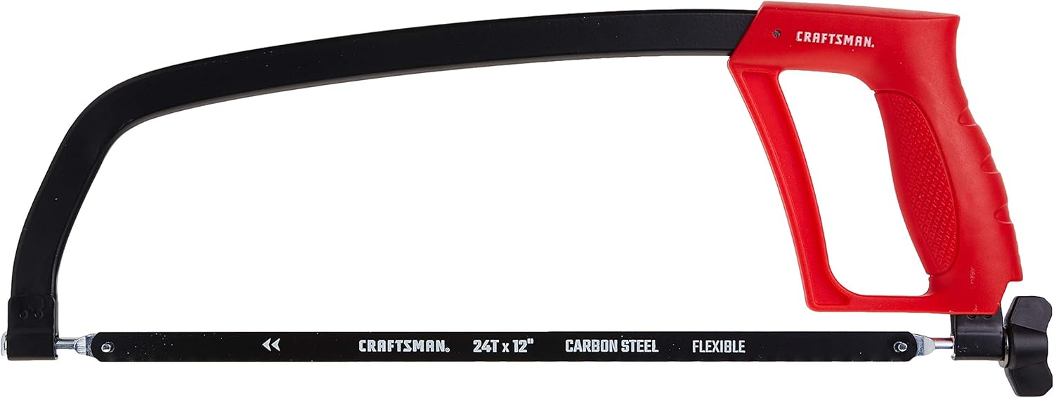 CRAFTSMAN 12-Inch Hacksaw (CMHT20138) - Durable Hand Saw for Cutting M
