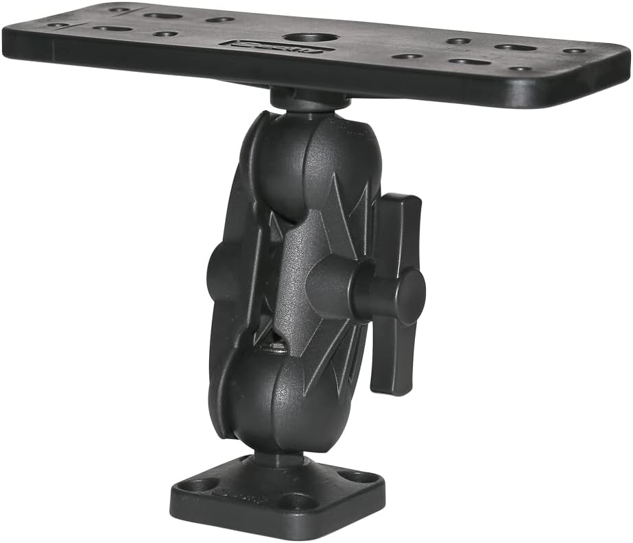 Scotty 0163 Black Large Ball-Mount Fish Finder with Universal Mounting