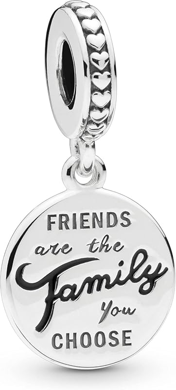 PANDORA Friends Are Family Dangle Charm – 925 Sterling Silver Jewelry