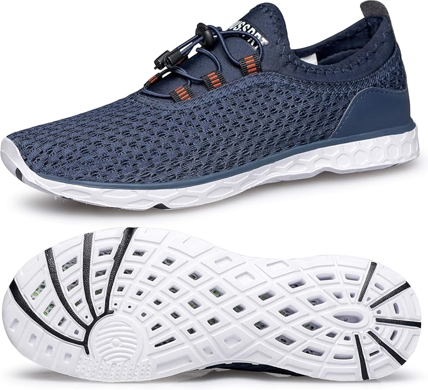 DOUSSPRT Men's Quick-Drying Water Sports Aqua Shoes for Swimming and F
