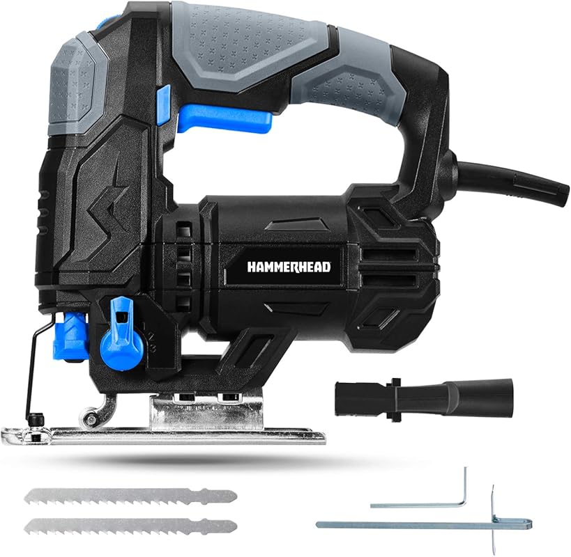 Hammerhead 4.8-Amp Jig Saw with Variable Speed & Orbital Action – HAJS