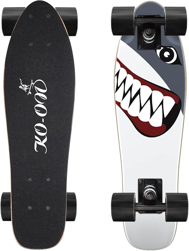 KO-ON 22 Inch Mini Cruiser Skateboard for Beginners Kids Boys and Girl