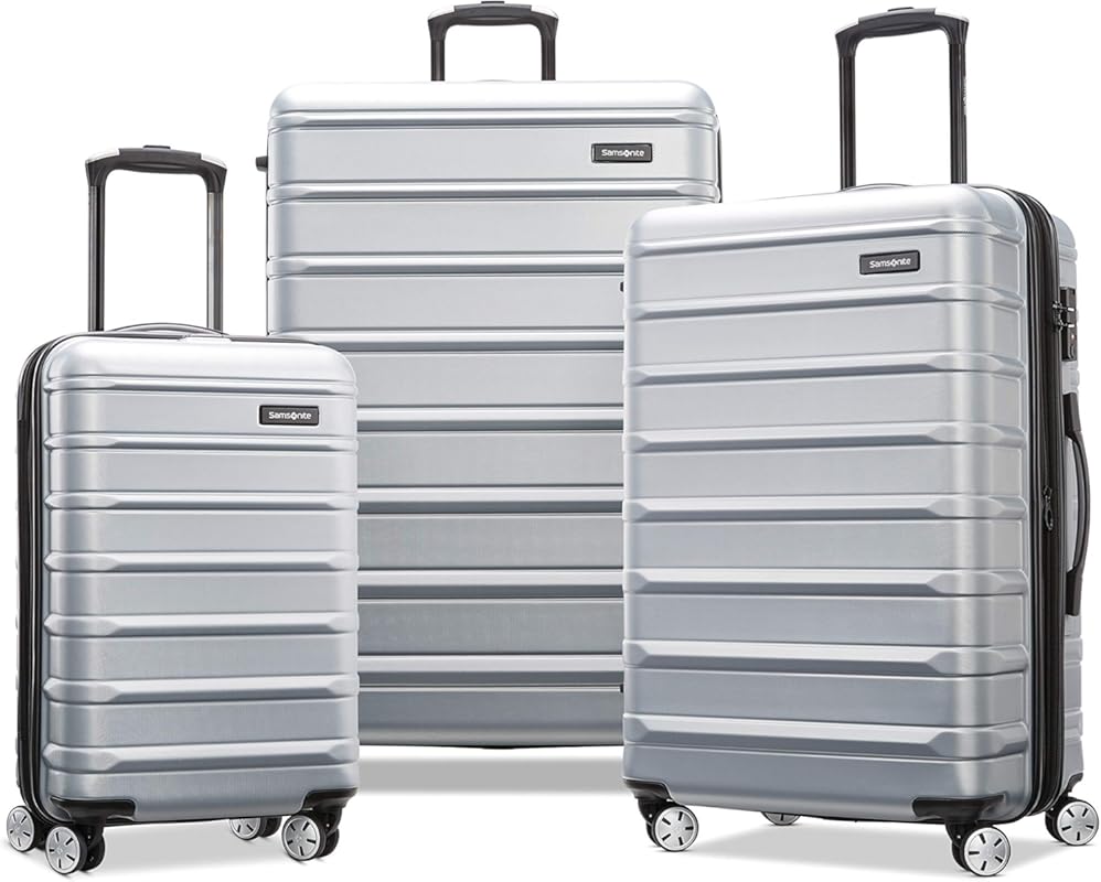 Samsonite Omni 2 Hardside 3-Piece Set with Dual Spinner Wheels, TSA Lo