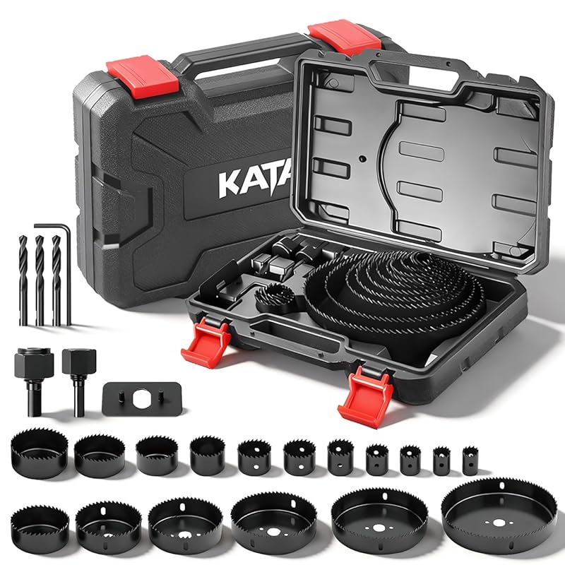KATA 24PCS Multi-Size Hole Saw Set 3/4