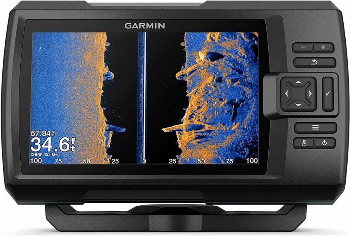 Garmin Striker Vivid 7sv Color Fishfinder with Vivid Sonar & GT56 Tran