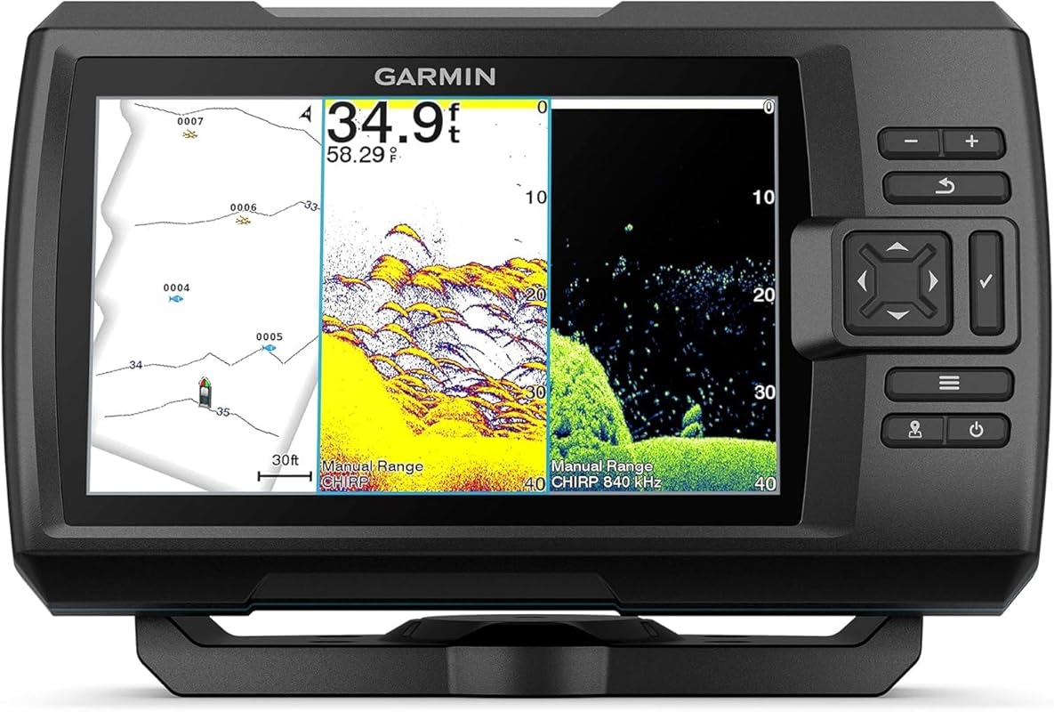 Garmin Striker Vivid 7cv GPS Fishfinder with GT20-TM Transducer - 7-in