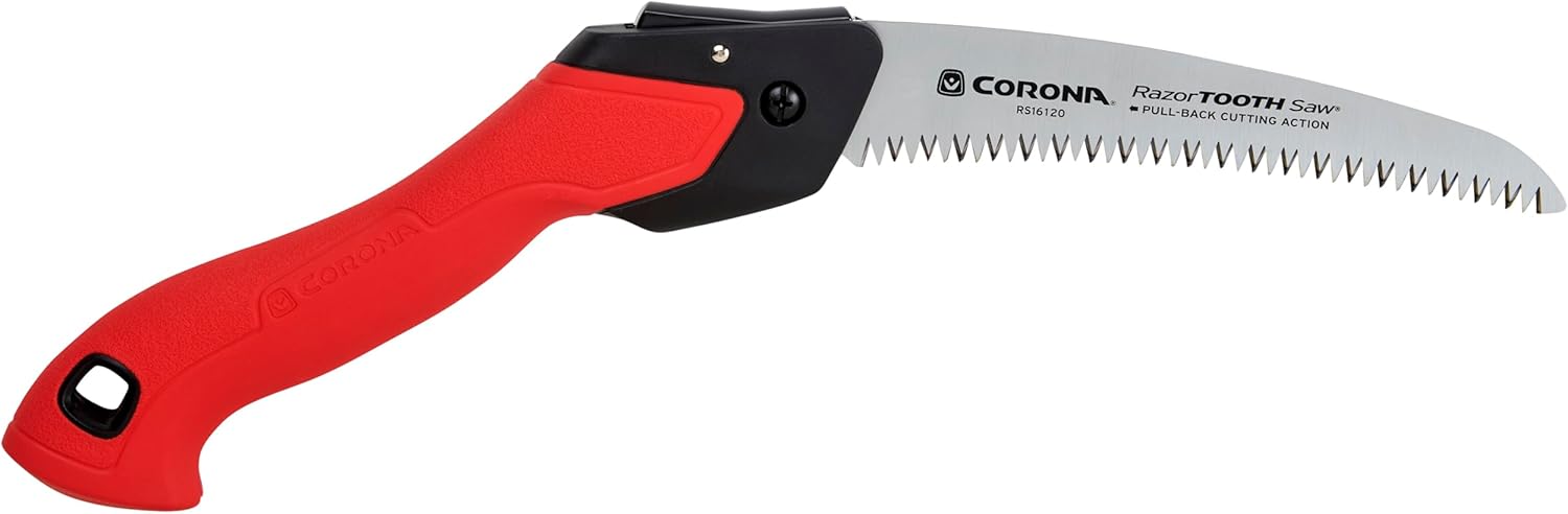 Corona Tools 7-Inch RazorTOOTH Folding Pruning Saw with Fast-Cut Blade