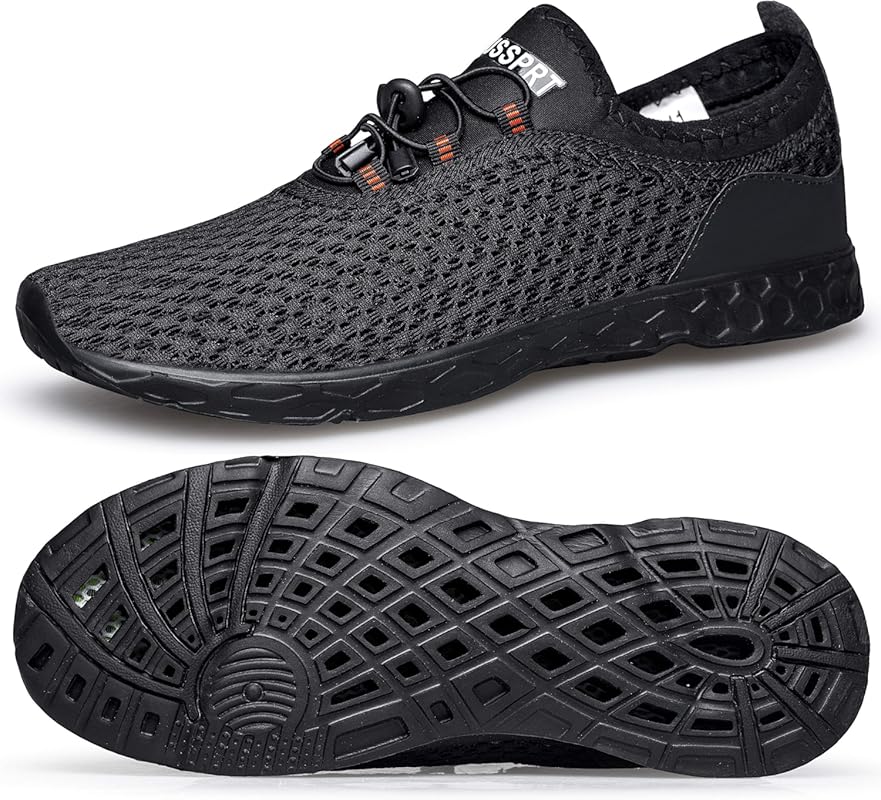 DOUSSPRT Men’s Quick-Dry Aqua Shoes