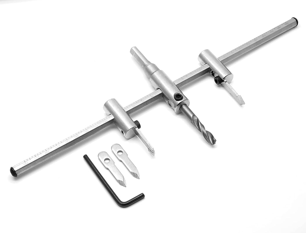 Heavy Duty Adjustable Hole Saw Drill Bit 1-3/16