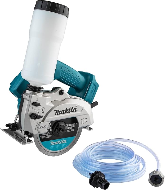 Makita XCC01Z 18V LXT Brushless Cordless 5-Inch Wet/Dry Masonry Saw, A