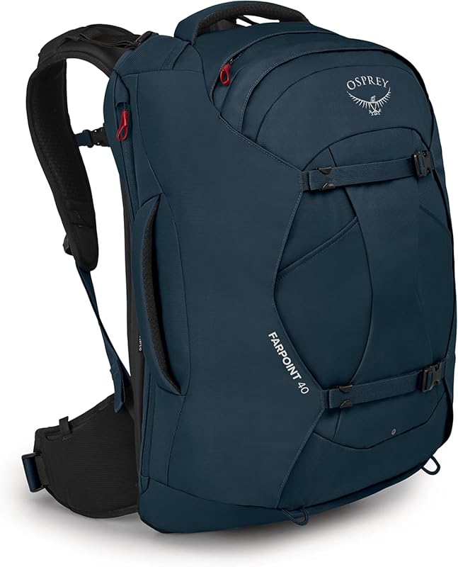 Osprey Farpoint 40L Men's Travel Backpack in Muted Space Blue