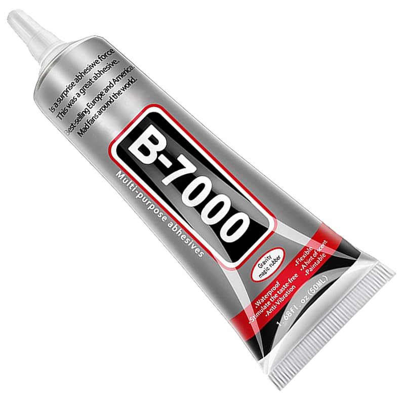 FITTDYHE B7000 Jewelry Glue 50ml - Clear Adhesive for Rhinestones, Fab