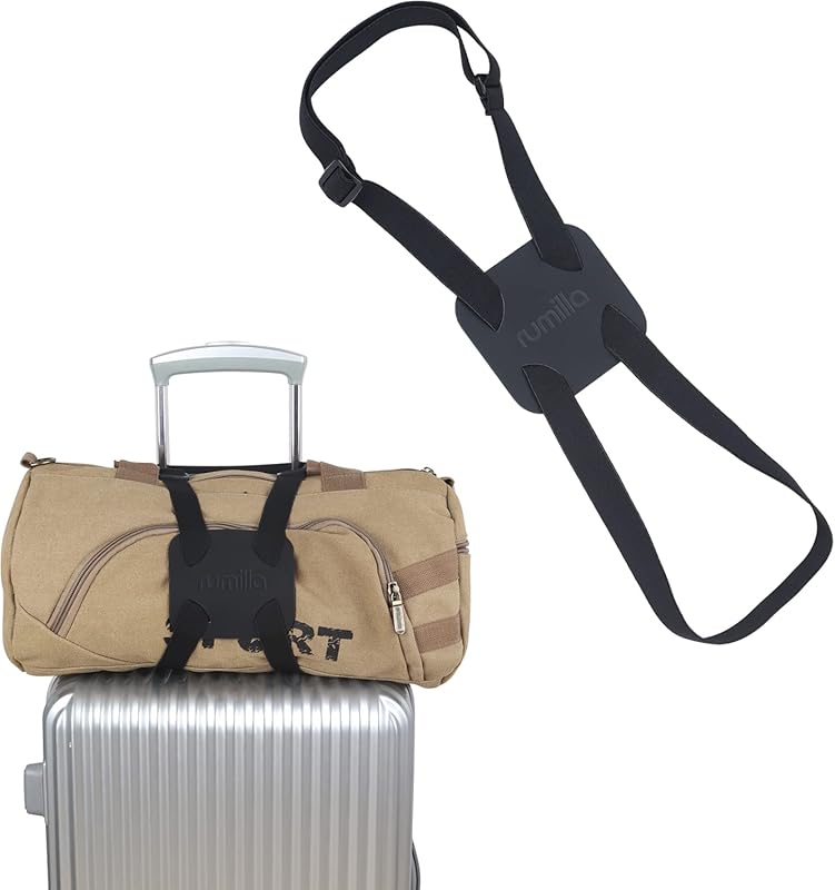 Elastic Adjustable Luggage Belt Strap for Suitcases, Add-a-Bag Travel