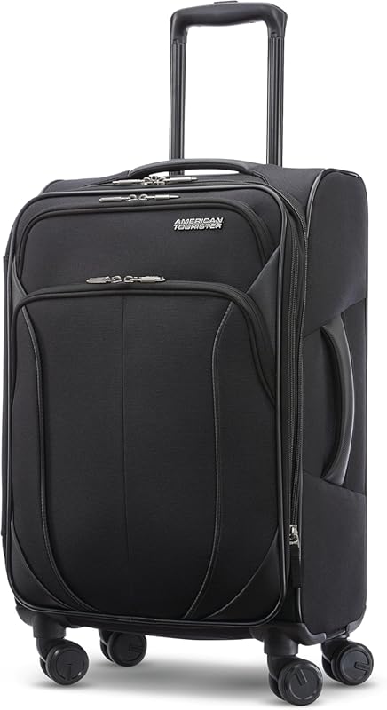 American Tourister 4 KIX 2.0 Expandable Softside Spinner Luggage with 