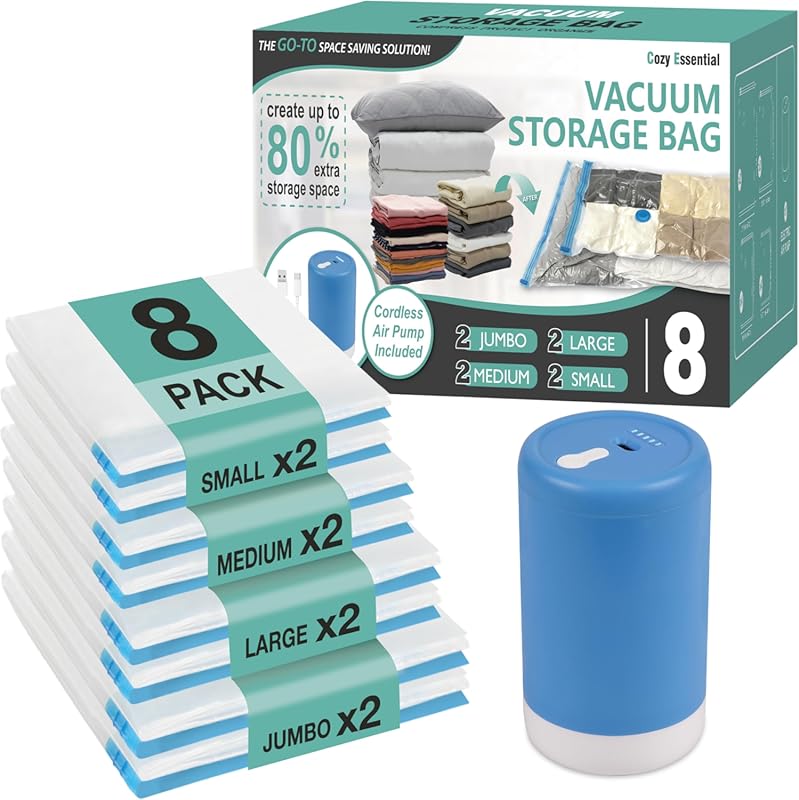 Cozy Essential Travel Vacuum Bags