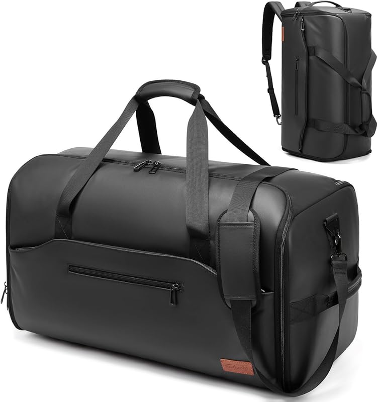 45L Convertible Carry On Garment Duffle Bag for Men/Women, 3-in-1 Hang
