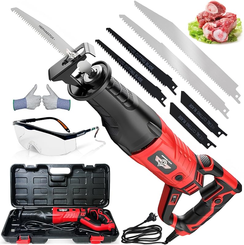 3800W Multi-Purpose Handheld Electric Saw for Meat, Wood, Metal, Plast