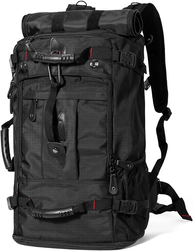 YOUMIAN 60L Large Convertible Travel Backpack, Durable Laptop Airplane