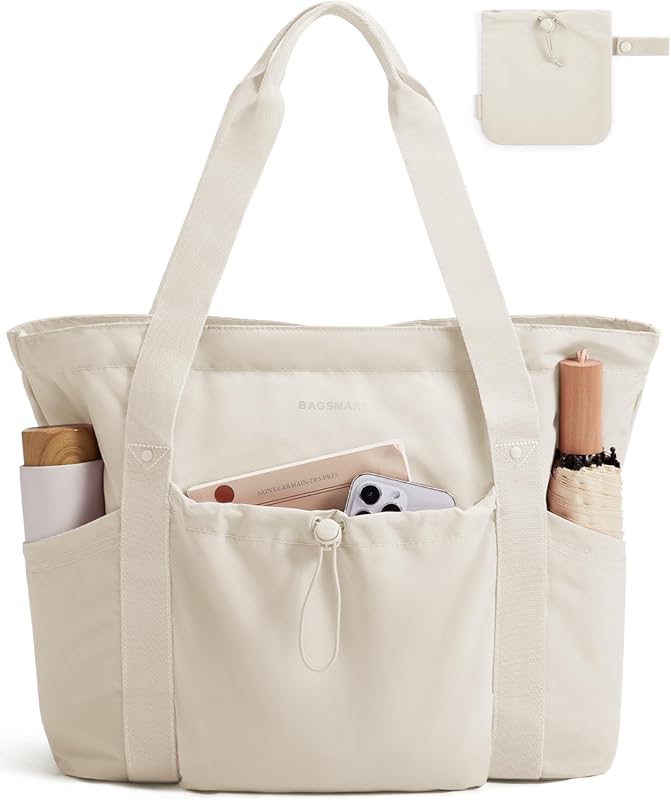 Foldable Drawstring Tote Bag for Travel & Gym – Compact Shoulder Handb