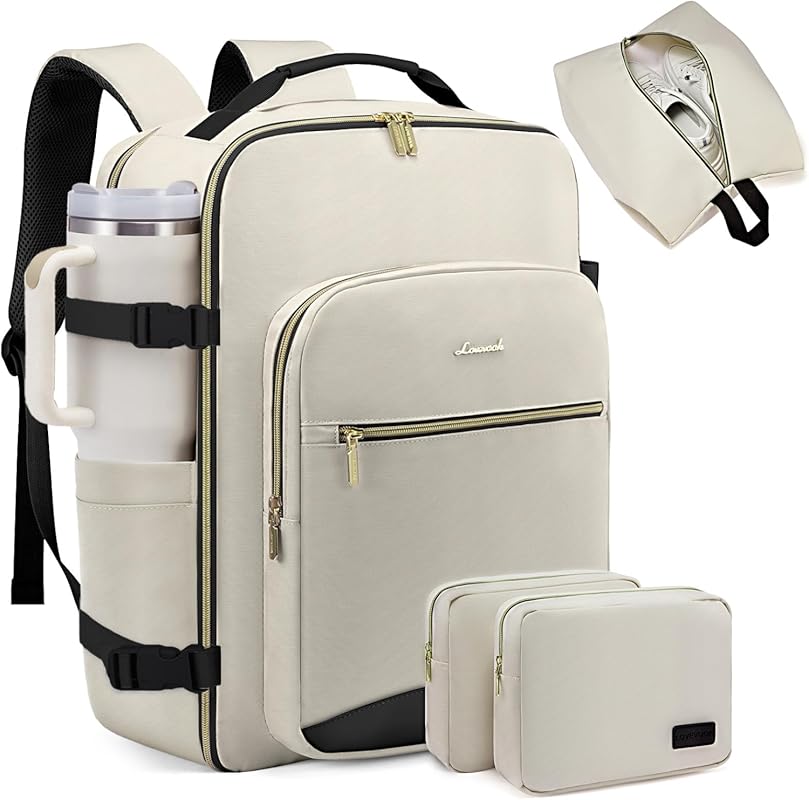 LOVEVOOK 40L Large Airline-Approved Travel Backpack for Men & Women, 1