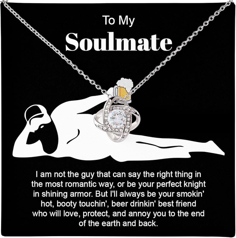 Personalized Soulmate Necklace for Girlfriend – Romantic Anniversary G