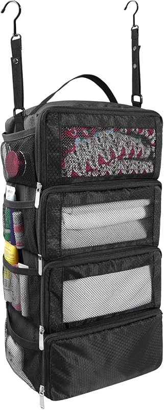 Portable Hanging Collapsible Packing Cubes Organizer for Carry-On Suit