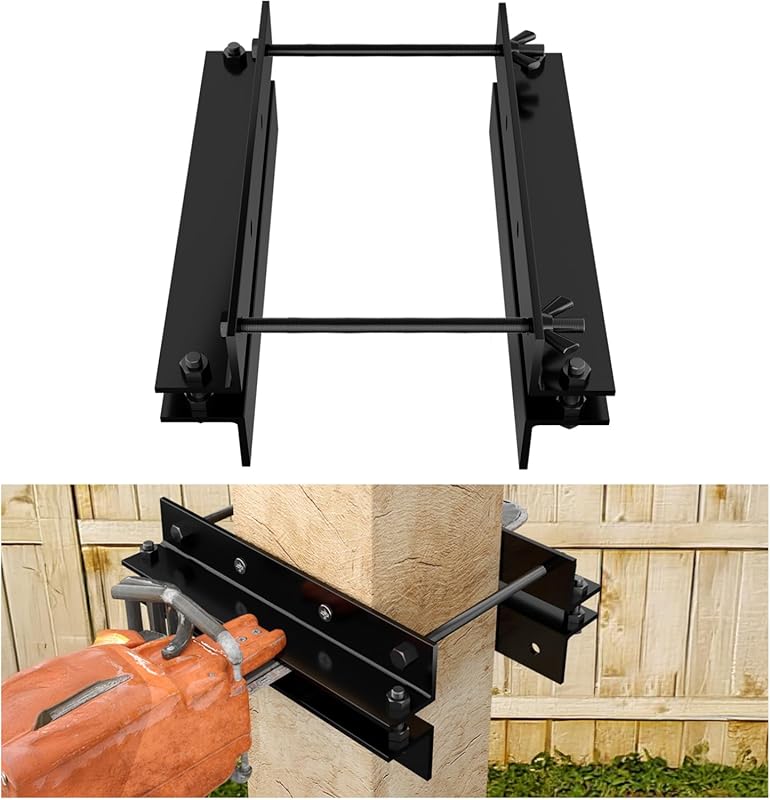 Muzata Reciprocating Saw Guide Attachment for Precise 4x4 Fence & Deck