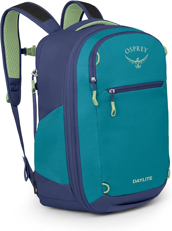 Osprey Daylite Expandable 26+6 Travel Pack, Blue Spikemoss/Alkaline – 