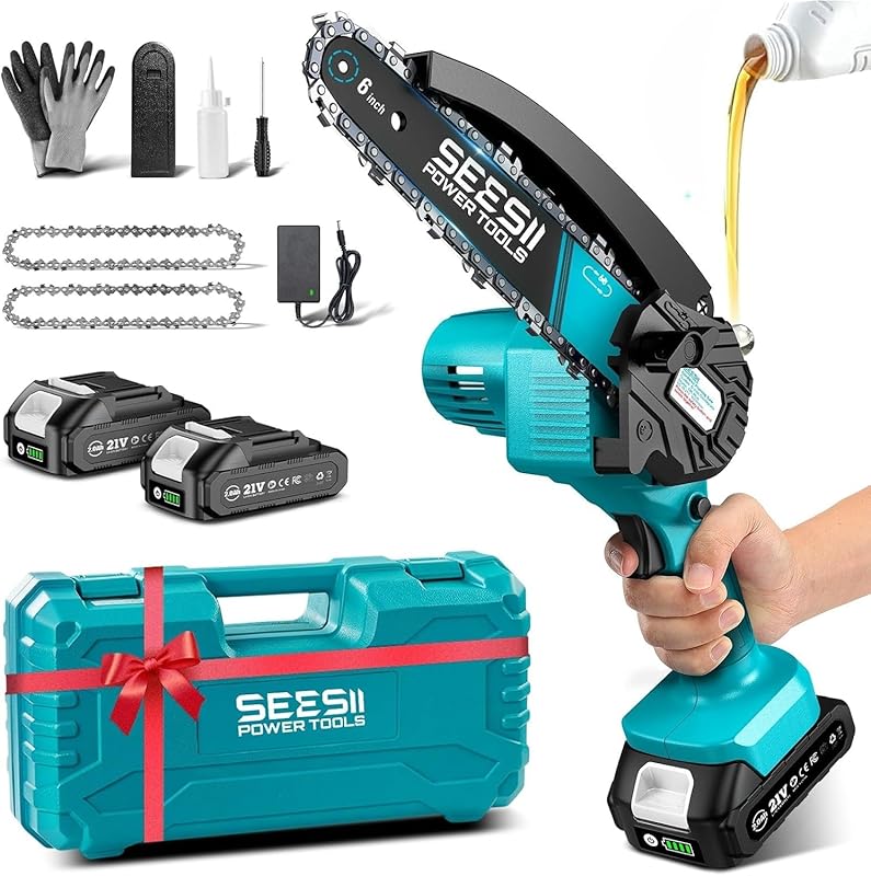 SEESII Mini Chainsaw M6 Plus, 6