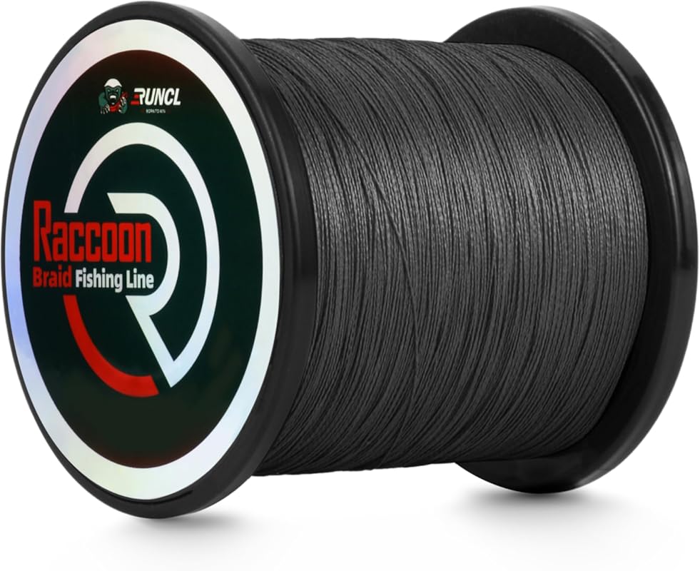 RUNCL Colorfast Ultra Strong Braided Fishing Line for Bass & Crappie, 