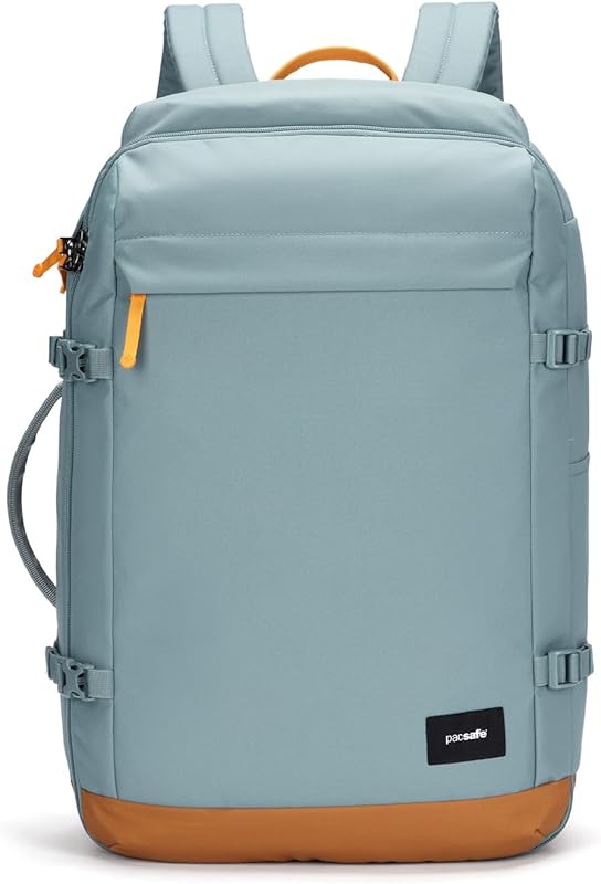 Anti-Theft 44L Fresh Mint Carry-On Backpack for Travel Security