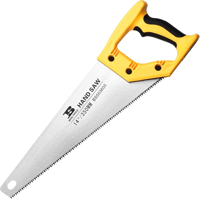 14 in. Pro Hand Saw, 11 TPI Fine-Cut Soft-Grip Hardpoint Handsaw for W