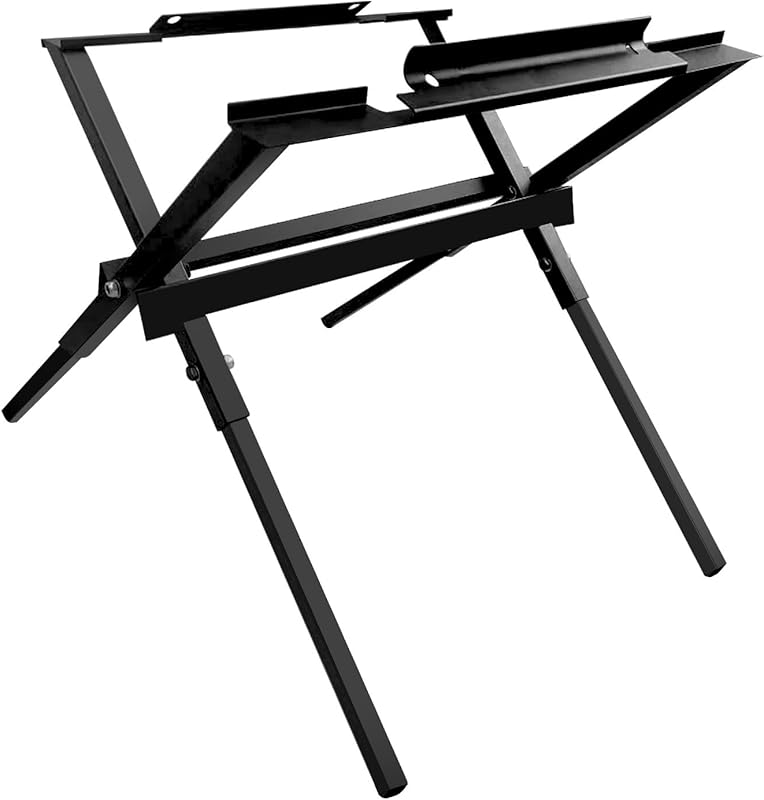 10-Inch Adjustable Folding Workbench Table Saw Stand - Compatible with