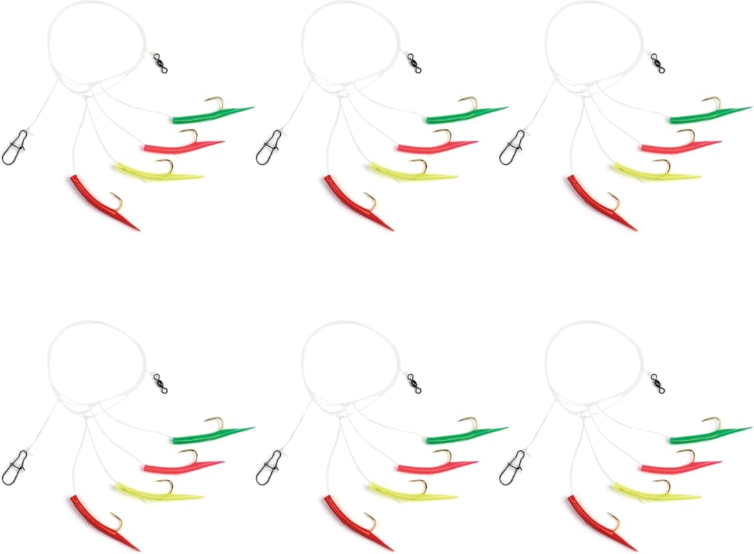 Clarkspoon Mackerel Tree Rig – 6-Pack Trolling Spoon Lures for Spanish