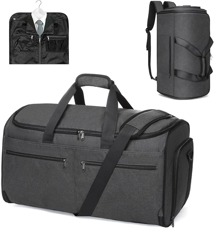 Bukere 3-in-1 Garment Bags with Backpack Straps & Shoe Compartment, Co