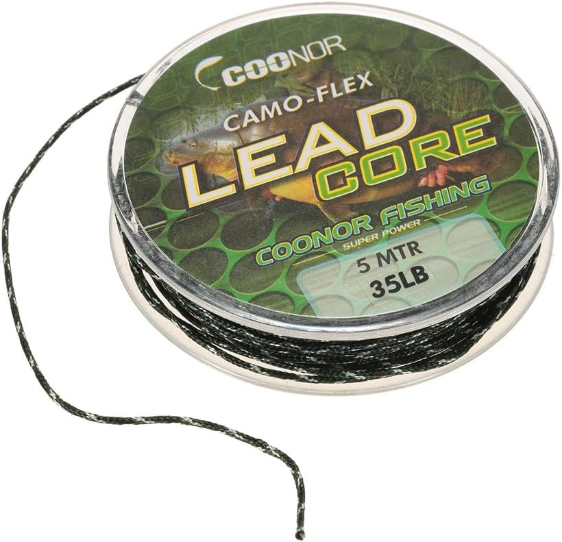 35lb Leadcore Braided Camouflage Carp Fishing Line 5m Hair Rigs for Ba