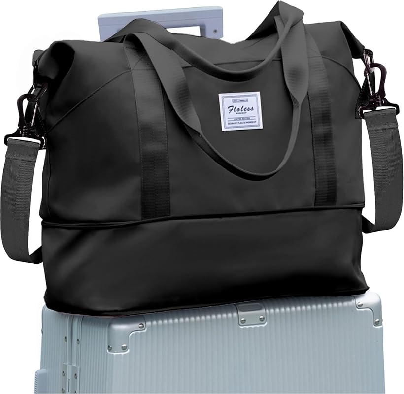 Sports Tote Gym Bag Shoulder Weekender Overnight Duffel for Women