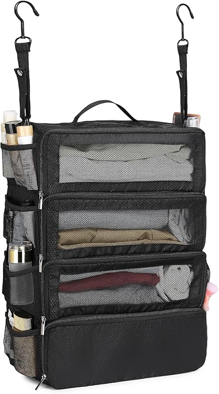 Compression Hanging Packing Cubes for Travel Carry-On Closet Organizer