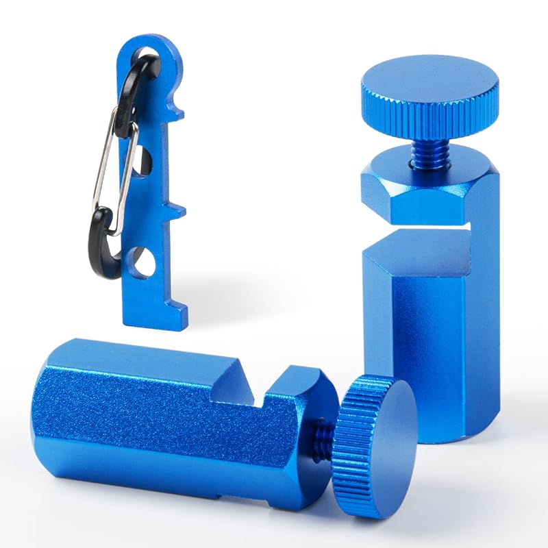 Tall Stair Gauges with Holder & Carabiner – Framing Square Tool for Ci