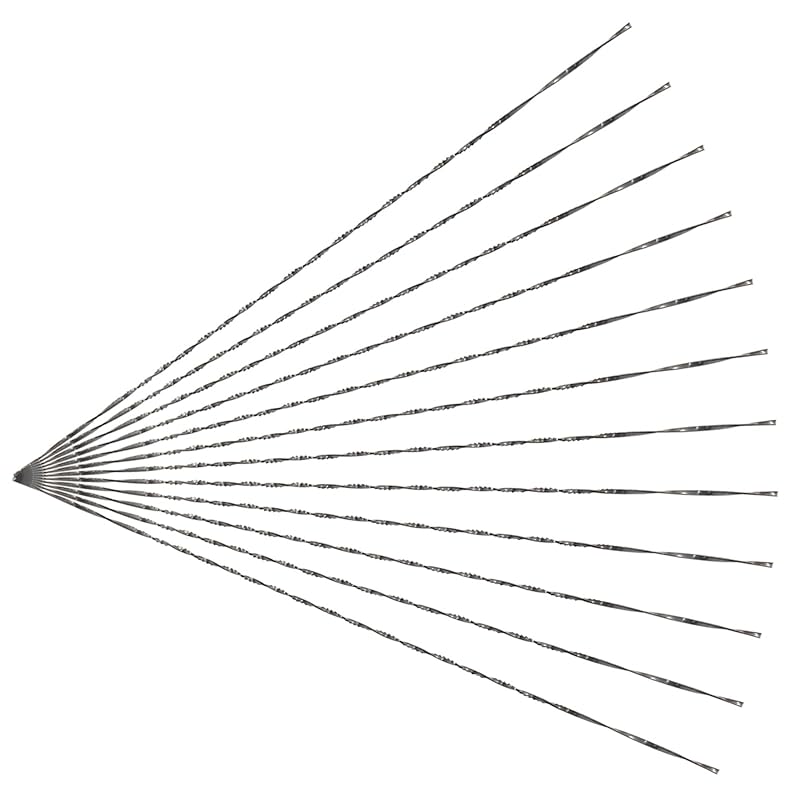Murtenze 12-Pack #5 Spiral Scroll Saw Blades Plain End for Wood Metal
