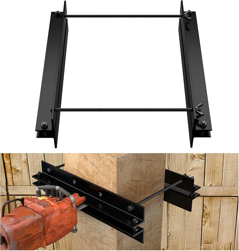 Muzata Reciprocating Saw Guide for Cutting 6x6 Fence & Deck Posts